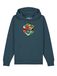 Watapparel Sweatshirt ' Pixel Zauberwürfel ' petrol / gemengde kleuren