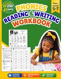 Phonics, Reading & Writing Workbook: Learn 21 Phonics Sounds in 21 Days, Book 1, for Children ages 5 6 7