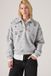 Levi's Sweatshirt vintage avec décorations et col polo - Femme - XS - Gris / Medium Grey Heather B12b
