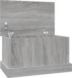 vidaXL Opbergbox 50x30x28 cm bewerkt hout grijs sonoma eikenkleurig