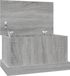 vidaXL Opbergbox 50x30x28 cm bewerkt hout grijs sonoma eikenkleurig