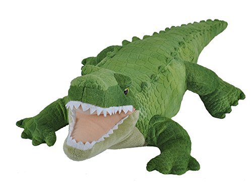 Wild Republic 11106 pluche alligator, krokodil, knuffeldier, pluche dier, 40 cm