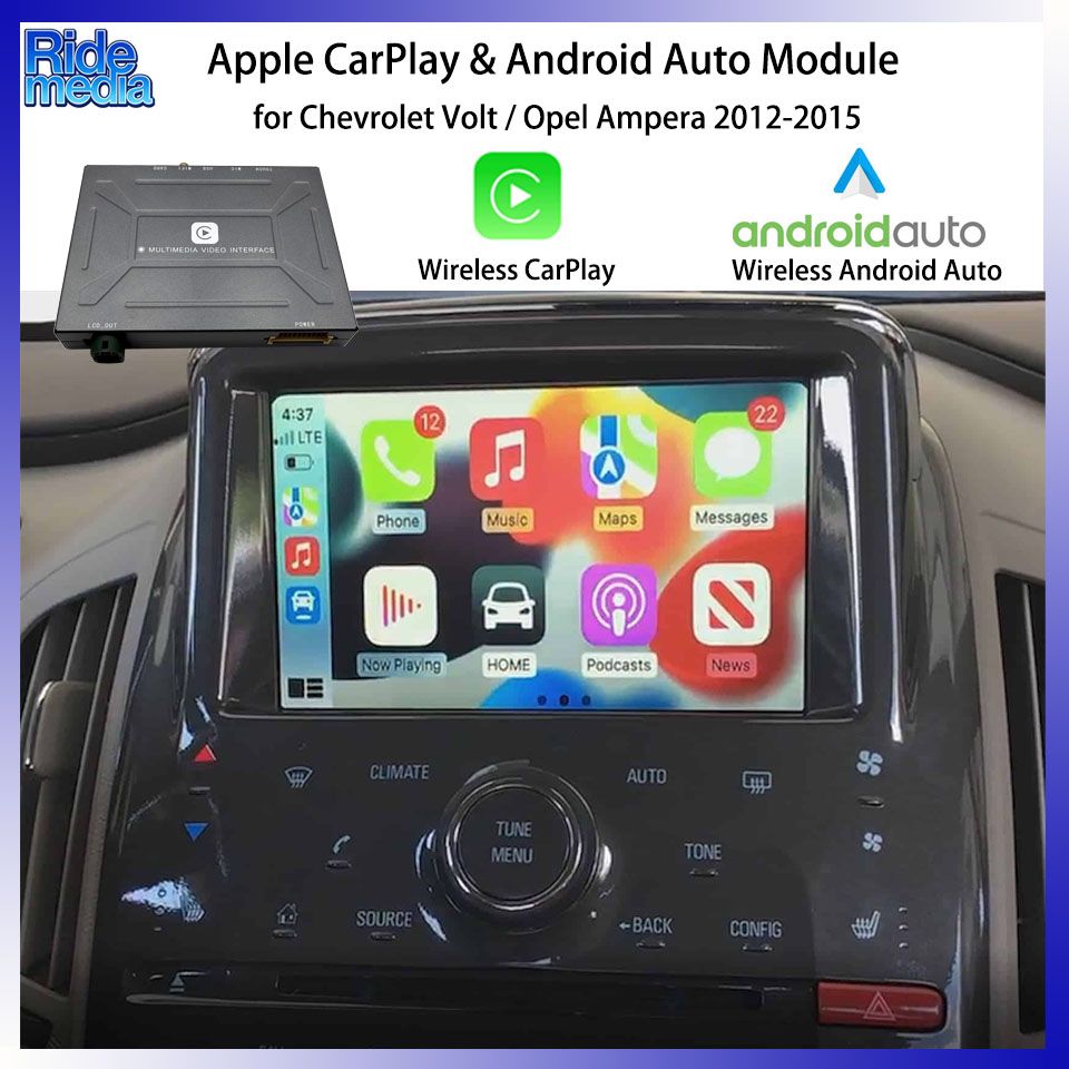 NONE RideMedia Chevrolet Volt Vauxhall Ampera 2012-2015 CarPlay Interface