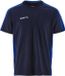 Craft T-shirt Evolve 2.0 Contrast Jersey Navy/Club Cobolt Heren S