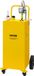 VEVOR Brandstofcontainer van 30 gallon, inclusief gasopslagtank en 4 wielen, met handmatige overpomppomp. Benzine- en dieselcontainer voor auto's, grasmaaiers, quads, boten en meer. Kleur: geel
