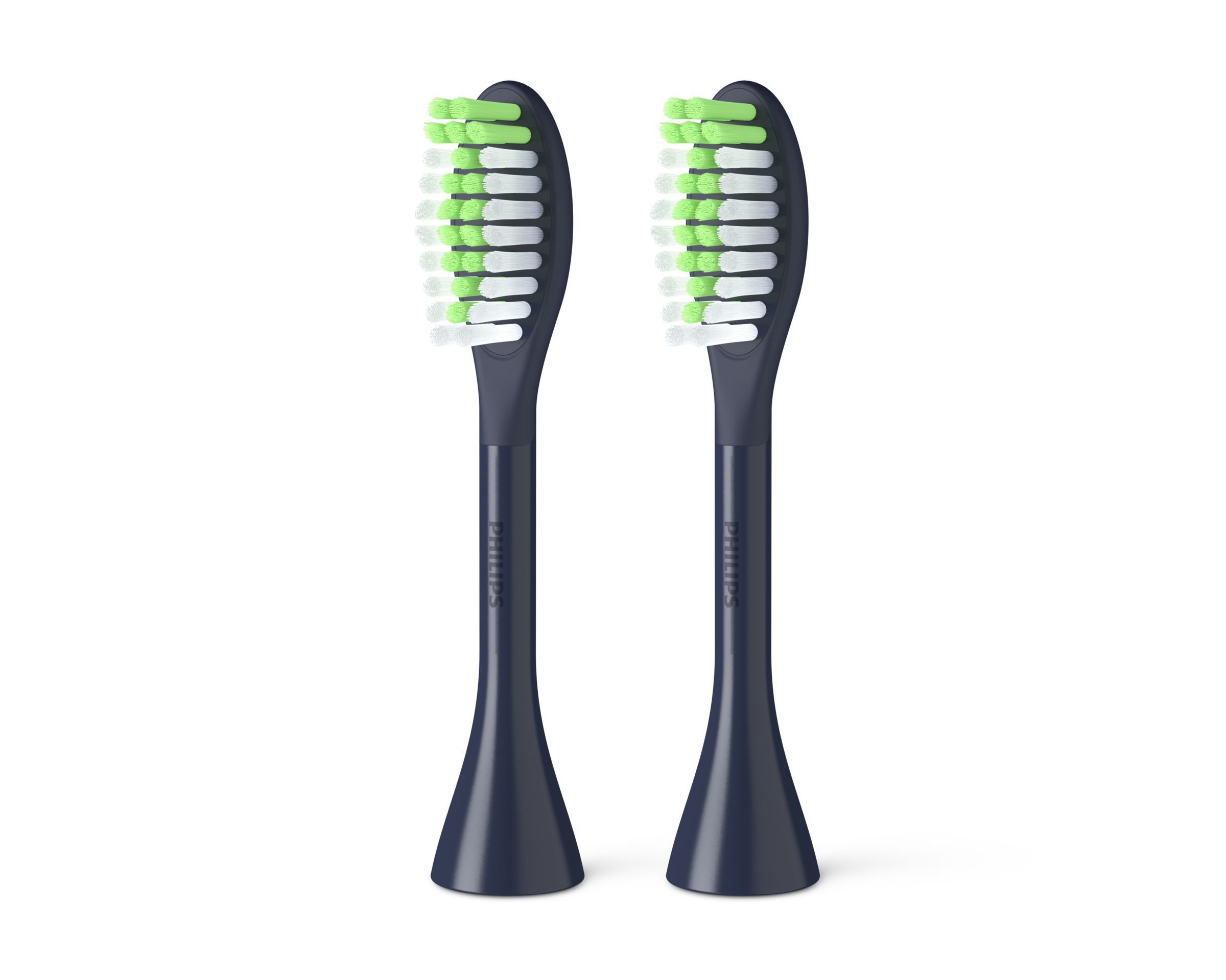 Philips One by Sonicare BH1022/04 Opzetborstels - 2 stuks - Marineblauw