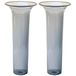 Plastia Bodemvaasinzet voor bloemenvazen 24 x 10,5 cm (2-pack) - inzetstuk voor bodemvazen van kunststof - Vaasinzet voor grafvaas