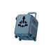 Universele Xoopar Luggie blauw Universele reisadapter - Compatibel met meer dan 150 landen - 2 USB-C-poorten, 1 snellaadUSB-A-poort - US/UK/EU/CA/JP/CH/AUS