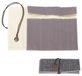 Étui à rouleau, petit, gris, porte-stylos pliable, étui à stylos