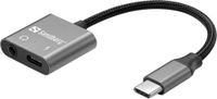 Sandberg - 136-67 - interfacekaart/-adapter 3,5 mm - USB Type-C