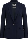 WE Fashion Marly Navy Blue Slim Fit Blazer for Women - Size 34