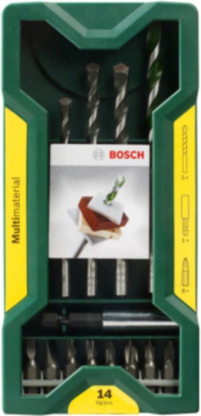 Bosch Accessoires Bosch SET MINI X-LINE 14PCS FORETS POLYVALENTS