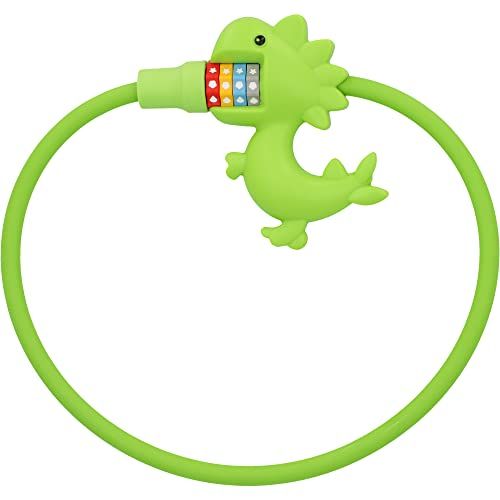 Fischer Kabelslot dinosaurus - Fietsslot voor kinderen - Groen