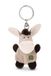 Sleutelhanger NICI Sleutelhanger ezel met klaver 5 cm - grijs