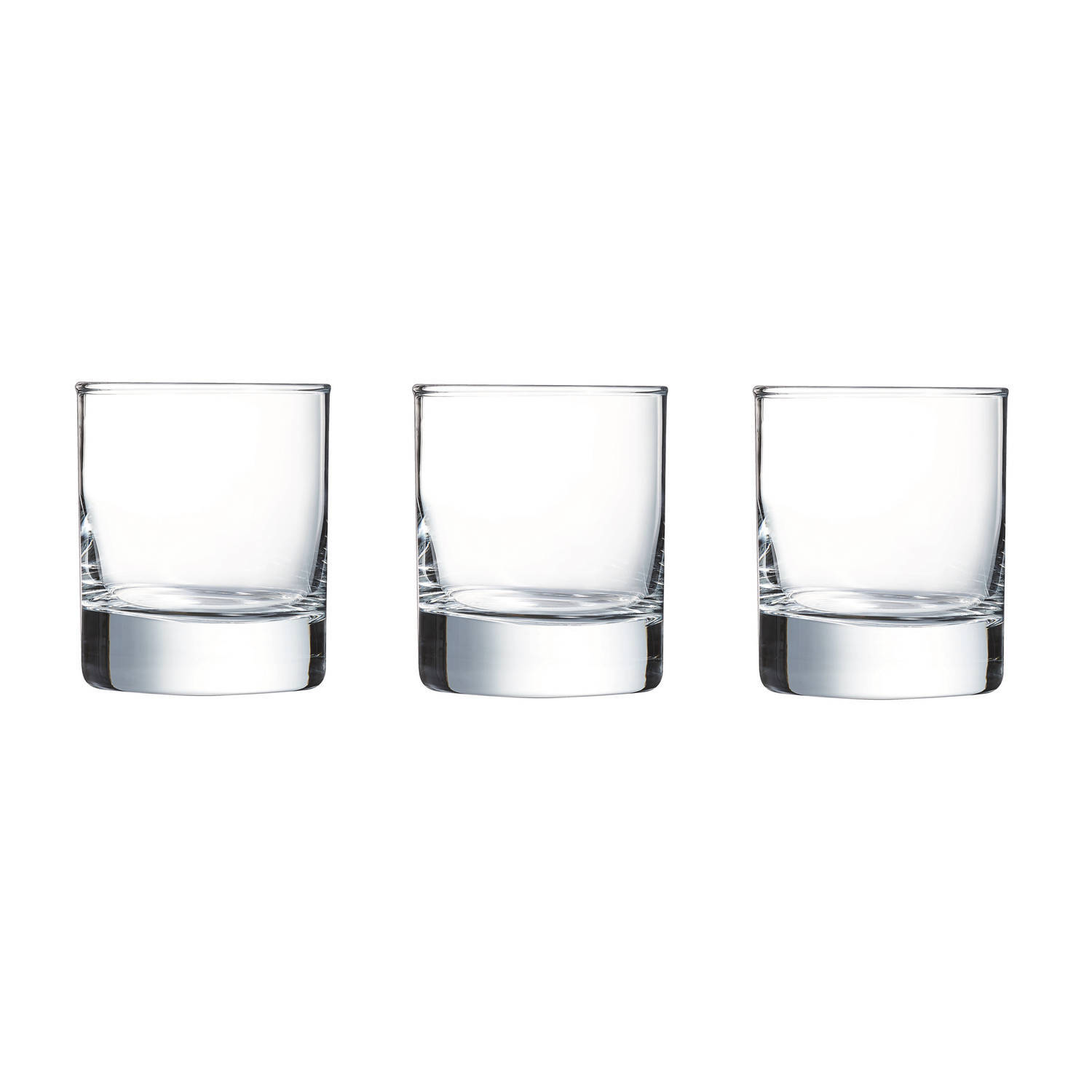 ARCOROC 12x Stuks tumbler waterglazen/whiskyglazen transparant 200 ml - Glazen - Drinkglas/waterglas
