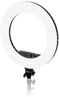 Caruba Round Vlogger 18 inch LED set PRO met tas Zwart