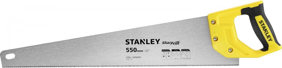 Stanley Universele Handzaag 550mm 11TPI