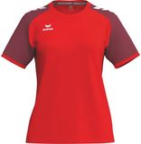 Erima Wings Shirt Korte Mouw Dames - Rood / Bordeaux | Maat: 44