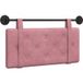Rose Velours Tête de lit suspendue 100 x 55 x 5 cm