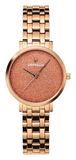 Orphelia Stardust OR12811 Horloge - Staal - Rosékleurig - Ø 36 mm