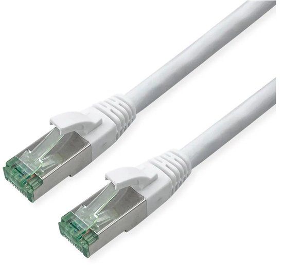 ROLINE Recycled Material 21.45.3266 netwerkkabel Wit 7 m Cat6a S/FTP
