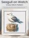 Seagull on Watch Cross Stitch Pattern