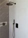 Wiesbaden Caral Inbouwthermostaat Doucheset 25 cm - Mat Noir
