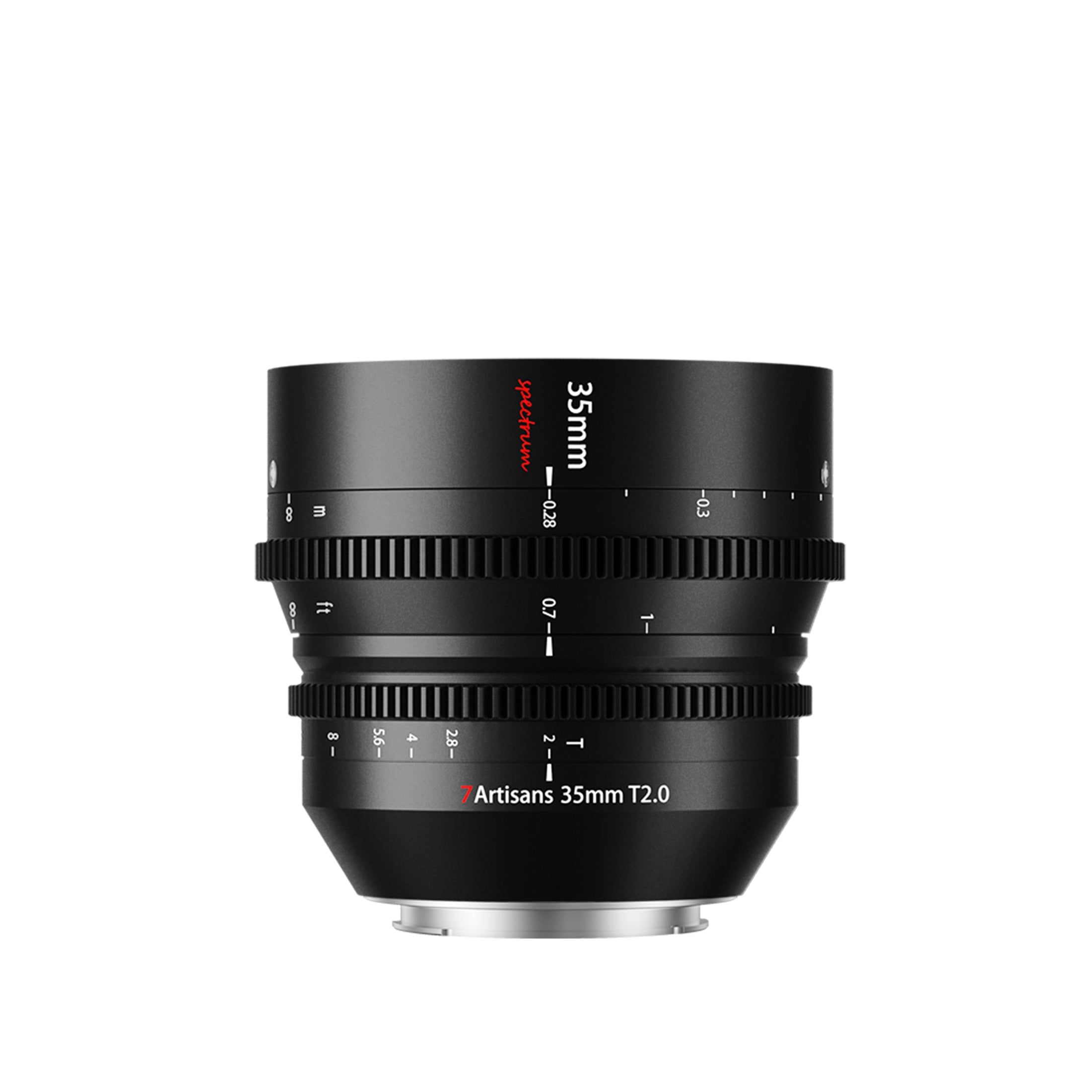 7Artisans 35mm T2.0 L Mount Cinema Lens - Black