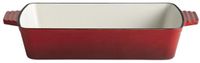 APS-Germany® Braadslede-Ovenschaal 5 stars 33x24xH6.5 cm ROOD-CREME 3.5 ltr.
