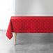 Douceur d'Intérieur Tafelkleed, rechthoekig, 140 x 240 cm, rood/goud