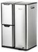 Panda Poubelle 3 compartiments 60 litres Inox argent