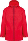 Kariban Uniseks fleecejas met gevoerde capuchon K6153 - Red - M