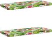vidaXL - 2-delige - Bankkussens - VUGHT - 2 - st - 100% - Polyester - Meerkleurig