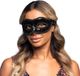 Boland Masker Venice sequins zwart Zwart - Volwassenen - Showgirl