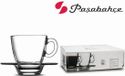 Pasabahce Aqua Espresso Kop en Schotel (Set van 6)