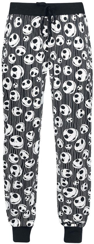 The Nightmare Before Christmas Pyjamabroek Vrouwen Zwart M