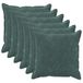 vidaXL - Kussensloop - 6 pcs - HOUTEN - Zee - blauw - 60 x 60 cm - Microfiber - Fleece