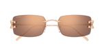 Cartier Ct0605s Lunettes De Soleil Homme Acier Carrées Acier 57mm