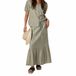 Seaside Brandcompany Grebbestad AB Seaside Savannah Crinkle Lange Rok – Rok voor dames – Maat 46