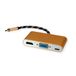 ROLINE 12.03.3155 USB 3.2 Gen 1 (3.1 Gen 1) Type-B Zwart, Goud, Wit