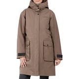 Didriksons ILSA WNS PARKA Dames Outdoorjas - Mocha Brown - Maat 40