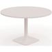 Eloise Table de réunion ronde 120 cm épaisseur 25 mm sur pied rond central