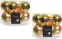 Decoris Kerstballen set - 20x stuks - goud - glas - 6 cm - glans/mat - kerstversiering