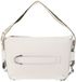 COCCINELLE Gretel Ribbon Crossbody Bag Grained Leather Pearl crème