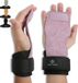 Bol Power Lifting Straps Entraînement de force, sangle de levage en cuir à prise rapide pour musculation, fitness, crossfit, musculation, haltérophilie - Bretelles de levage pour femmes et hommes, noir