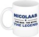 Bellatio Decorations Nicolaas naam cadeau mok