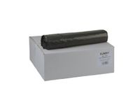 Funny LDPE vuilniszakken, 700 x 1100 mm - type 60, grijs, circa 120 liter, per stuk verpakt (1 x 250 stuks)