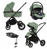 BabyLux® Kinderwagen 4in1 Set BOLDO, Sage, 12kg, 22kg