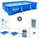 Bestway Rechthoekig Steel Pro Zwembad - 300 x 201 x 66 cm - Blauw