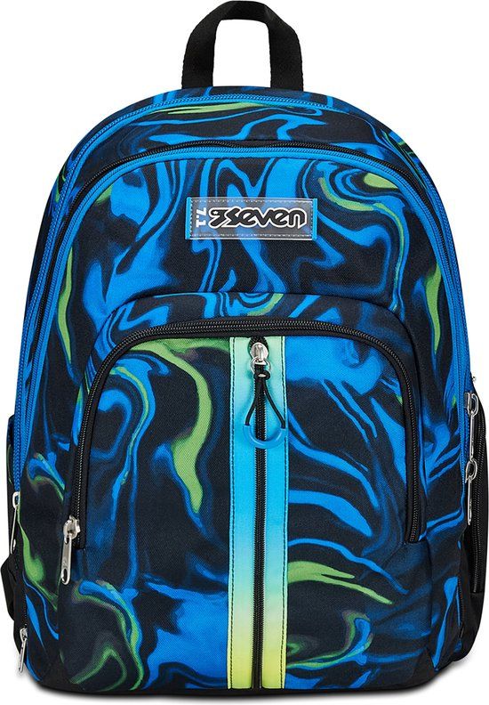 Seven 200102422-899 rugzak School rugzak Meerkleurig Polyester